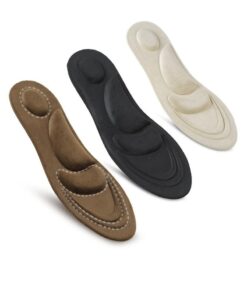 4D Süet Hafızalı Ortez Astarı Arch Ortopedik Terletmeyen  Ayakkabı Pamuk Yastığı Ped Düz Ayak