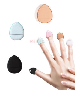 3 Adet Mini Kozmetik Puf Parmak Yüz Makyaj Sünger Göz Altı Kapatıcı Süngeri Konseyler Kapıda Ödeme
